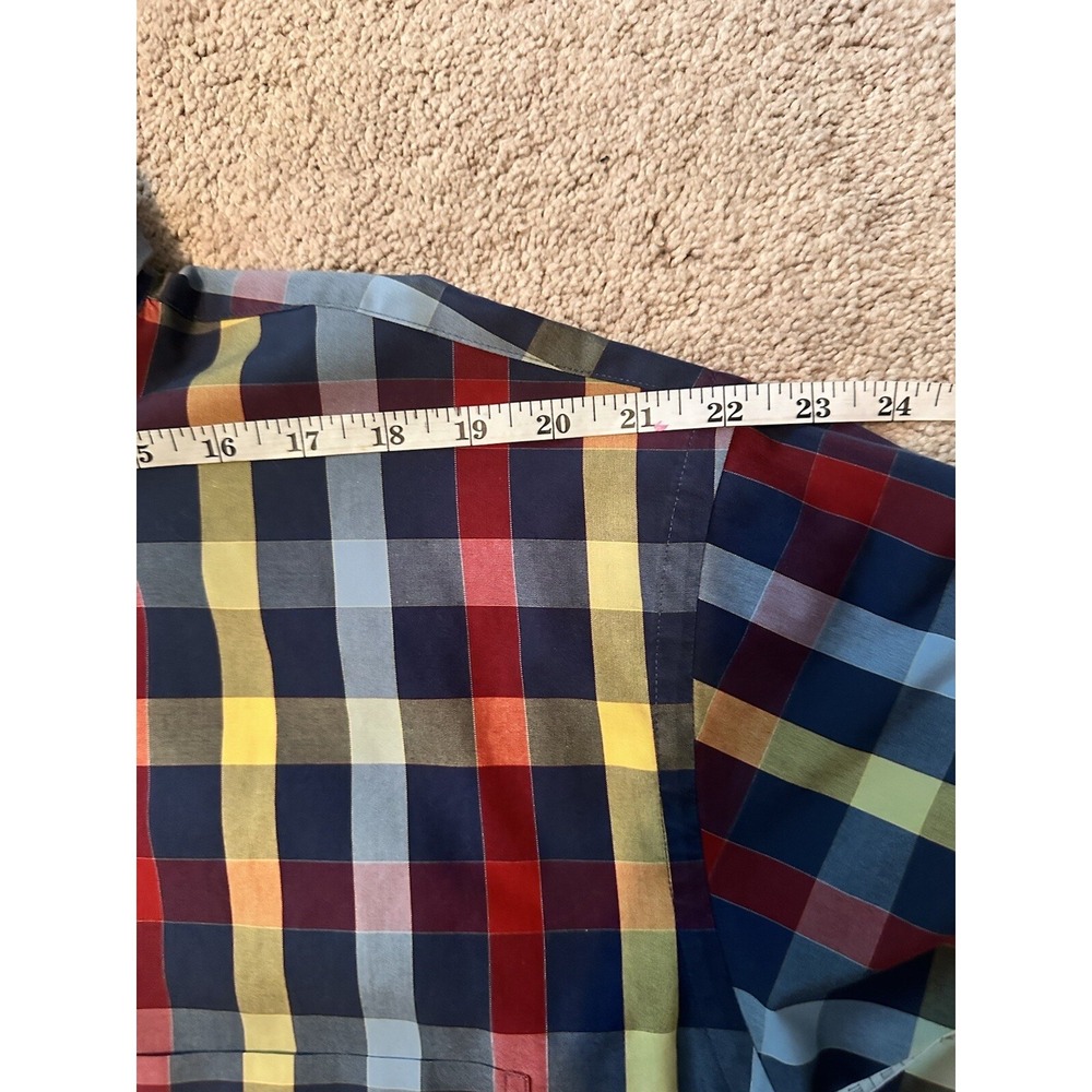 Jos‎ A. Banks Mens Traveler's Checkered Long Sleeve Button Down Shirt XL - Picture 15 of 16
